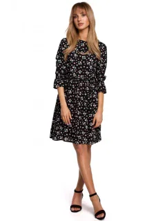 M521 Šaty s nařasenými rukávy - model 8