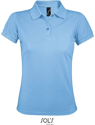SOL'S Prime Women Dámské piqué polo z těžké bavlny 25.0573 sky blue SOL'S Prime Women Dámské piqué polo z těžké bavlny 25.0573 sky blue