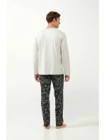 Vamp - Pánské pyžamo s potiskem 21640 - Vamp Vamp - Pánské pyžamo s potiskem 21640 - Vamp
