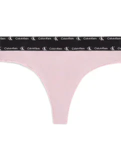 Dámská tanga Micro 1996 2Pack QD5035E-C4U - Calvin Klein