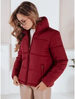 Dámská prošívaná zimní bunda LAROSE bordó FashionStreet TY5218