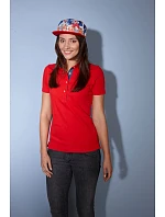 Daiber JN 969 Dámské piqué polo "Plain" 02.0969 red/red/white