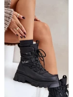 Dámské sněhule na zip Lee Cooper LCJ-24-47-3144 Černé