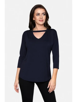 Dámská halenka Alexa Tmavě modrá - Babell Dámská halenka Alexa Tmavě modrá - Babell