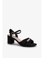 Sandály na podpatku model 196332 Step in style Sandály na podpatku model 196332 Step in style