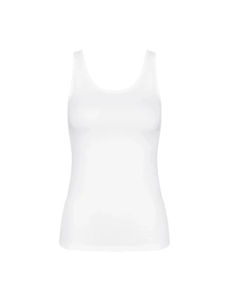 Dámské tílko Sense Of Cotton Tank Top - WHITE - bílé 0003 - TRIUMPH Dámské tílko Sense Of Cotton Tank Top - WHITE - bílé 0003 - TRIUMPH
