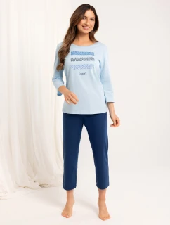 Dámské pyžamo Regina 709 v plné délce 2XL-3XL Z25/26