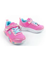 Skechers S Lights LED dětská sportovní obuv na suchý zip pro dívky