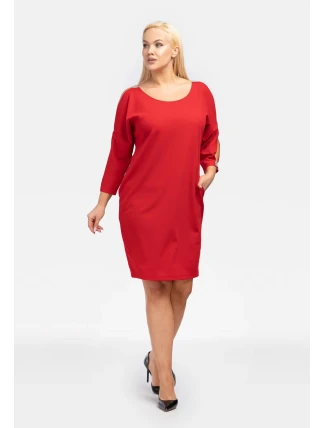 Dámské šaty U869 červené - Karko