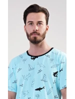 Pánské pyžamo šortky Oceán