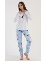 Dámské pyžamo dlouhé Tučňák na ledě