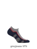 Pánské kotníkové ponožky Wola Sportive W91.1N3 Ag+ vzor