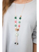 Halenka s náhrdelníkem šedý Halenka s náhrdelníkem šedý