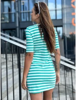 TW SK 2092 šaty.83P bílá zelená TW SK 2092 šaty.83P bílá zelená