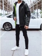 Pánská softshellová mikina s kapucí černá FashionStreet TX4469