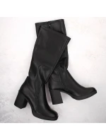 Dámské černé zateplené boty Sergio Leone KZ257