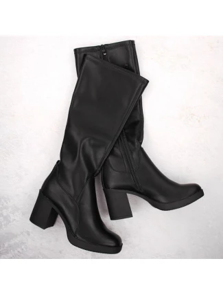 Dámské černé zateplené boty Sergio Leone KZ257