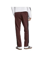 Pánské kalhoty adidas Essentials 3-Stripes Fleece hnědé JX0713
