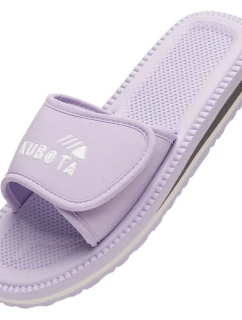 Klapky na suchý zip Kubota klasické pastelově fialové K25SS-100-001-10-1