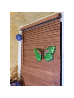 OZDOBNÝ MOTÝL 26CM ZELENÝ