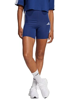 Dámské kraťasy adidas Essentials 3-Stripes High Waisted Biker, modré, JE1225, dámské