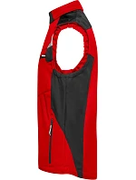 Daiber JN 845 Pracovní vesta - Strong 02.0845 red/black