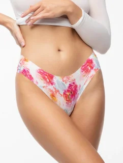 Kalhotky Peony Simple Brasil bílo-červené - Julimex