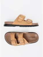 Klasické dámské Karmelowy  nazouváky platforma