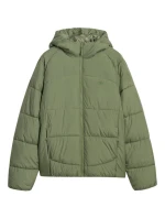 Pánská péřová bunda 4F M0708 khaki 4FRAW25TDJAM0708 43S pánské