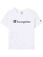 Koszulka damska Champion Short Sleeve biała 118428 WW001 Koszulka damska Champion Short Sleeve biała 118428 WW001