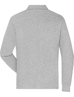 Daiber JN 1842 Pánské pracovní piqué polo s dlouhým rukávem 02.1842 grey heather Daiber JN 1842 Pánské pracovní piqué polo s dlouhým rukávem 02.1842 grey heather