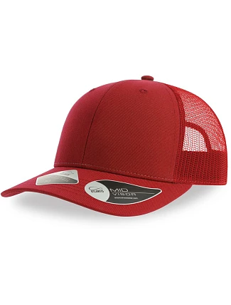 Atlantis Headwear Bryce 6 panelová Trucker kšiltovka 33.0102 red/red