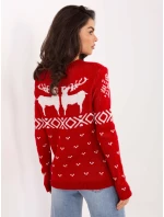 Jumper MI SW 19128.34 červený