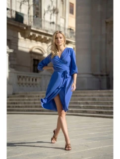 Dámské šaty S340 Královská modř - Stylove