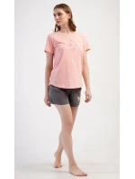 Dámské pyžamo šortky Motýlci Dámské pyžamo šortky Motýlci