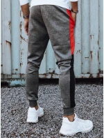 Pánské tmavě šedé tepláky FashionStreet UX4127