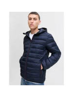Jack&Jones pánská péřová bunda JJEBRADLEY LIGHT PUFFER HOOD NOOS 12280970 SKY CAPTAIN