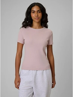 Dámské úzké žebrované tričko 4F 4FRSS26TTSHF3629-56S dámské