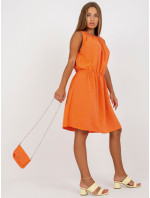 Dámské šaty DHJ SK 20499 oranžové