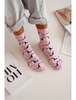 Dámské ponožky Kočky a květiny 0200.173