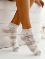 Milena 1504-003 Pruhované prolamované nohy 37-41