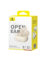 Sluchátka Baseus Bass 15 Clip Open-Ear Air (bílá)