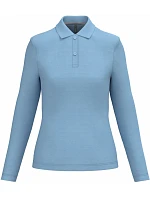Kariban K 244 Dámské piqué polo s dlouhým rukávem 20.K244 sky blue Kariban K 244 Dámské piqué polo s dlouhým rukávem 20.K244 sky blue