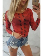 Halenkové body v bronzově červené barvě Halenkové body v bronzově červené barvě