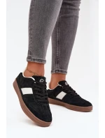 Semišové dámské tenisky Vinceza 14029 Černé