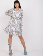 Dámské šaty-DHJ-SK-C2212.35-bílé Dámské šaty-DHJ-SK-C2212.35-bílé