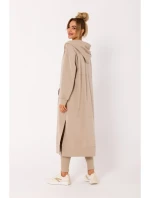 M729 Mikina s dlouhým zipem - béžová M729 Mikina s dlouhým zipem - béžová