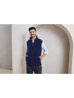 Premier PR 803 Pánská fleecová vesta "Artisan" 39.0803 navy/brown Premier PR 803 Pánská fleecová vesta "Artisan" 39.0803 navy/brown