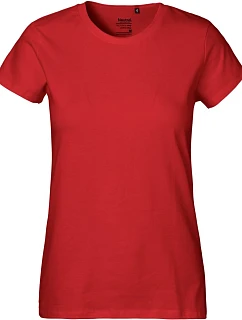 Neutral O 80001 Dámské tričko z těžké bio bavlny 77.8001 red