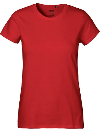 Neutral O 80001 Dámské tričko z těžké bio bavlny 77.8001 red Neutral O 80001 Dámské tričko z těžké bio bavlny 77.8001 red